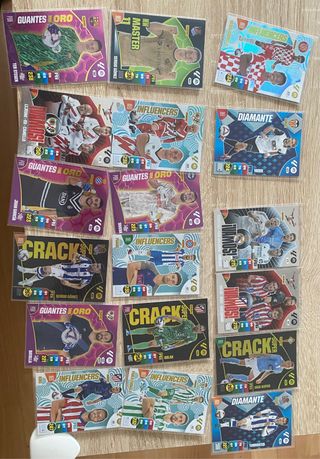 Cromos de fútbol especiales
