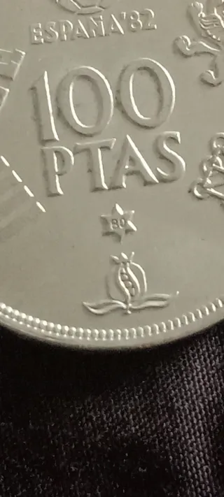 Moneda 100 Pesetas 1980 España '82