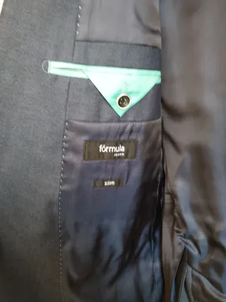 Americana azul marino fórmula joven slim 50