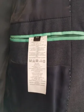 Americana azul marino fórmula joven slim 50