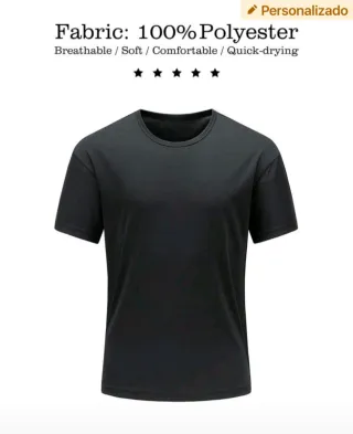 Camiseta Personalizable Negra