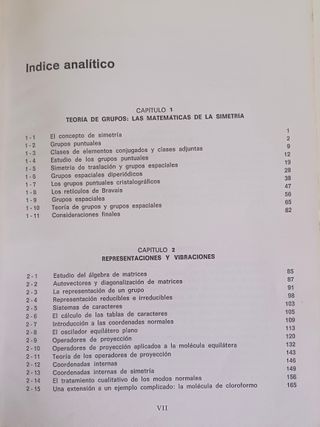 Teoría de grupos aplicada para químicos, físicos e