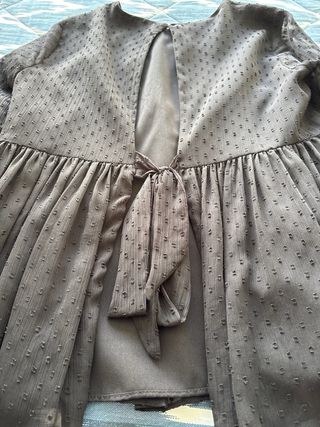 Blusa Zara Negra Plumetti Bordada Talla Única