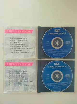 CDs La Música en el Cine - 6 Volúmenes