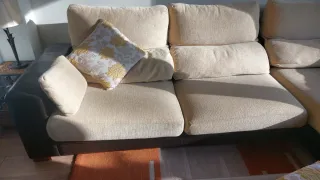 SALON COMPLETO:  SOFA Chaiselongue y muebles.