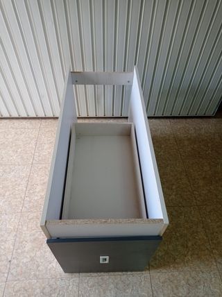 Mueble Zapatero Negro y Blanco