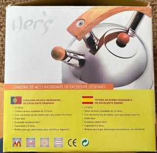 Tetera Acero Inoxidable 2.5L