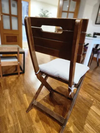 Mesa de madera para exterior