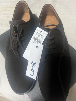 Zapato de piel auténtica hombre talla 41