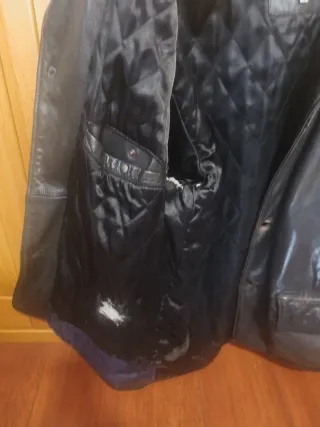 Chaqueta de cuero auténtico Talla XL