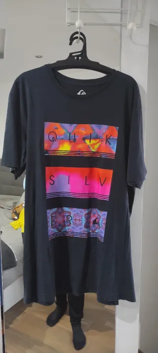 Lote 4 Camisetas DC, Quiksilver, Vans Talla M/L