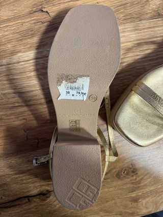 Sandalias Gloria Ortiz talla 38 Usadas una vez