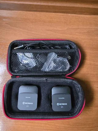 Micrófono Solapa Inalámbrico MOMAN C1