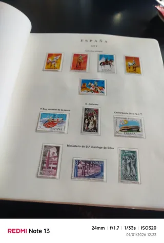Colección Sellos España 1870-1973