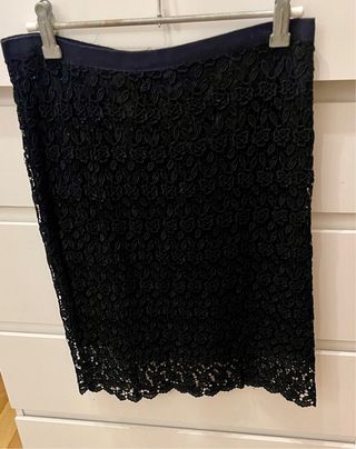 Falda de MARELLA negra de encaje