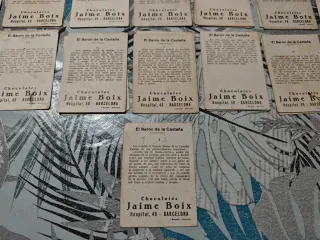 Lote 40 cromos El Barón de la Castaña - Chocolates
