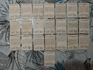 Lote 40 cromos El Barón de la Castaña - Chocolates