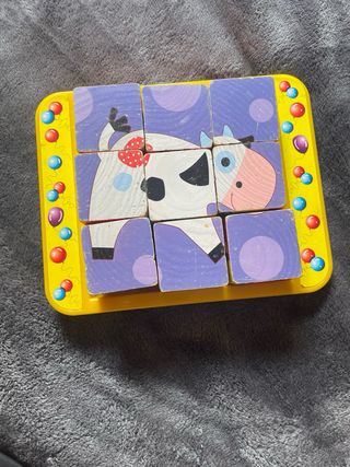 Puzzle infantil de madera con animales