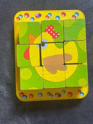 Puzzle infantil de madera con animales