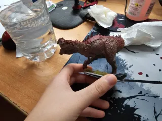 Dinosaurio de silicona 80mm
