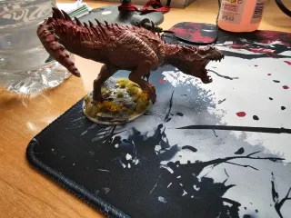 Dinosaurio de silicona 80mm