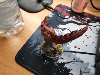 Dinosaurio de silicona 80mm