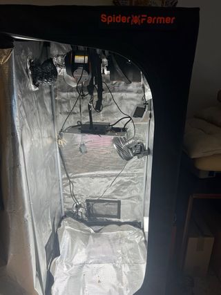 Armario Cultivo Spider Farmer + Led + Extractor