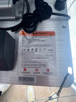 Armario Cultivo Spider Farmer + Led + Extractor