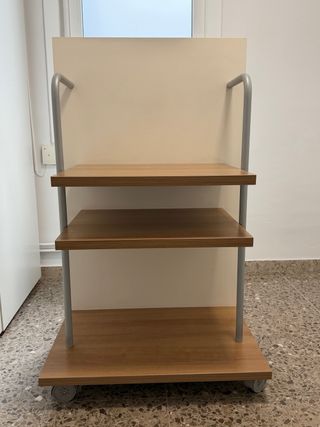 Mueble auxiliar con ruedas