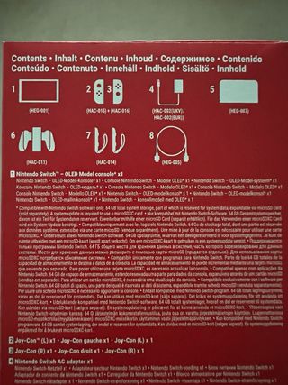 Nintendo Switch OLED Bianca