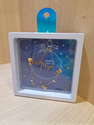 Pulsera Acero Dorada Confía en la Magia