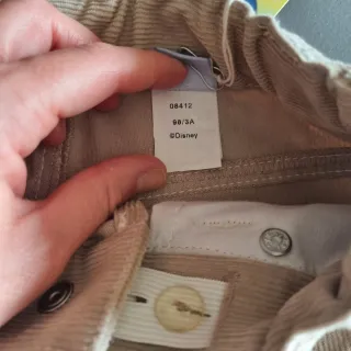 Pantaloni Disney Corduroy Nuovi