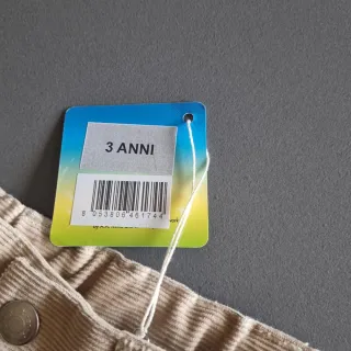 Pantaloni Disney Corduroy Nuovi