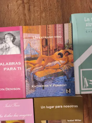 Set de 7 libros lesbo