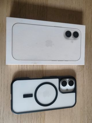iPhone 16 128GB con cargador y cascos originales