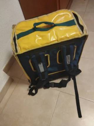 Mochila Reparto Glovo Amarilla
