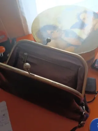 Bolso de piel vintage para mujer