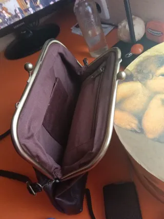 Bolso de piel vintage para mujer