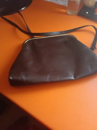 Bolso de piel vintage para mujer