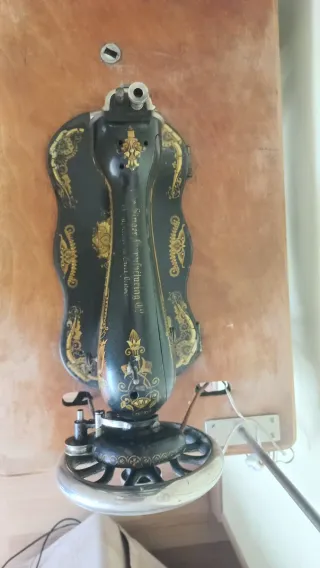 Máquina SINGER año 1885 FUNCIONANDO
