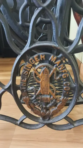 Máquina SINGER año 1885 FUNCIONANDO