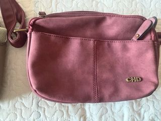 Bolso bandolera rosa/morado se venden los dos junt