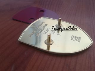 OFERTA 2x EMBLEMAS OFICIAL DE METAL CAPOT PORSCHE