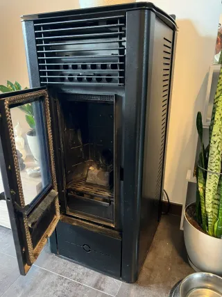 Chimenea Pellets Fujisol DS11 11Kw Negra