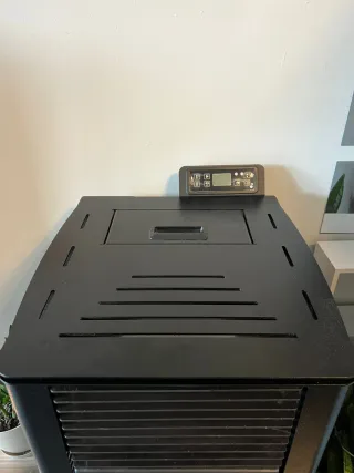 Chimenea Pellets Fujisol DS11 11Kw Negra