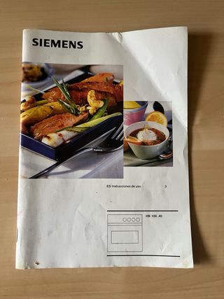 Horno Siemens HB100.40 Multifunción
