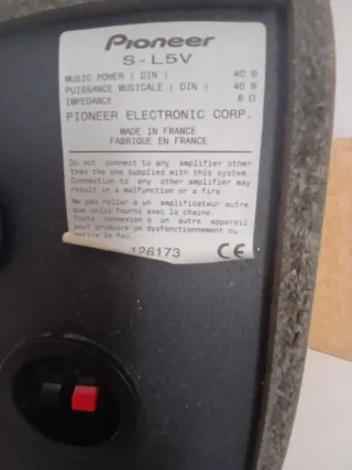 Altavoces Pioneer S-L5V