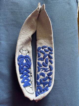 Calcetines Antideslizantes Diseño Zapatilla