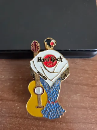 Pin Hard Rock Cafe Madrid Guitarra Flamenca