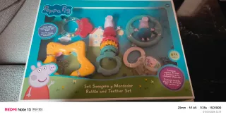 Set Sonajero y Mordedor Peppa Pig